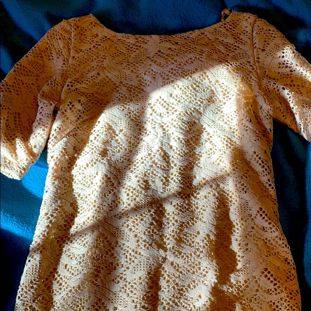 Tan dress